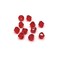 4, 20 or 50 Pieces: 6 mm Bicone Dark Red Imitation Crystal July Birthstone Beads
